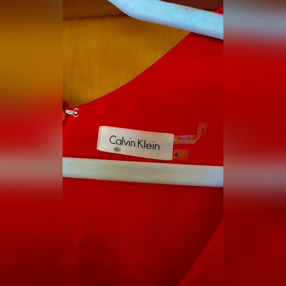 🤍❤️ Calvin Klein RARE FIND |  Lord and Taylor | Romantic Dress–Size 4–NWT ❤️🤍 - Picture 6 of 7